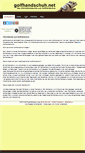 Mobile Screenshot of golfhandschuh.net